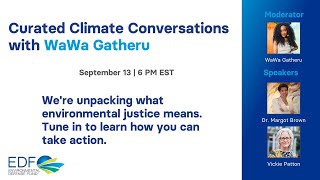 Curated Climate Conversations, Episode 2: Environmental Justice