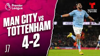 Highlights & Goals: Manchester City vs. Tottenham 4-2 | Premier League | Telemundo Deportes