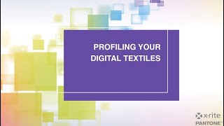 Profiling Your Digital Textiles