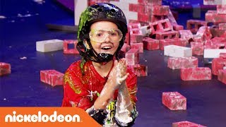 The Sloppiest 🤣 Obstacle Course Run Moments!! 💚 | All New Double Dare | Nick
