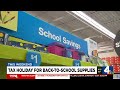 Tax holiday for back-to-school supplies this weekend