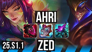 AHRI vs ZED (MID) | KR Master | 25.S1.1