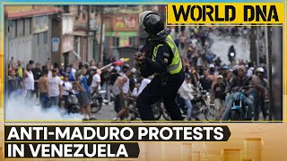 Venezuela Protests: Demonstrators tear down statue, hurl objects at authorities | World DNA | WION