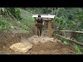 FULL VIDEO: 220 Days Build Life | Harvest cassava, Build a safe entrance for the farm