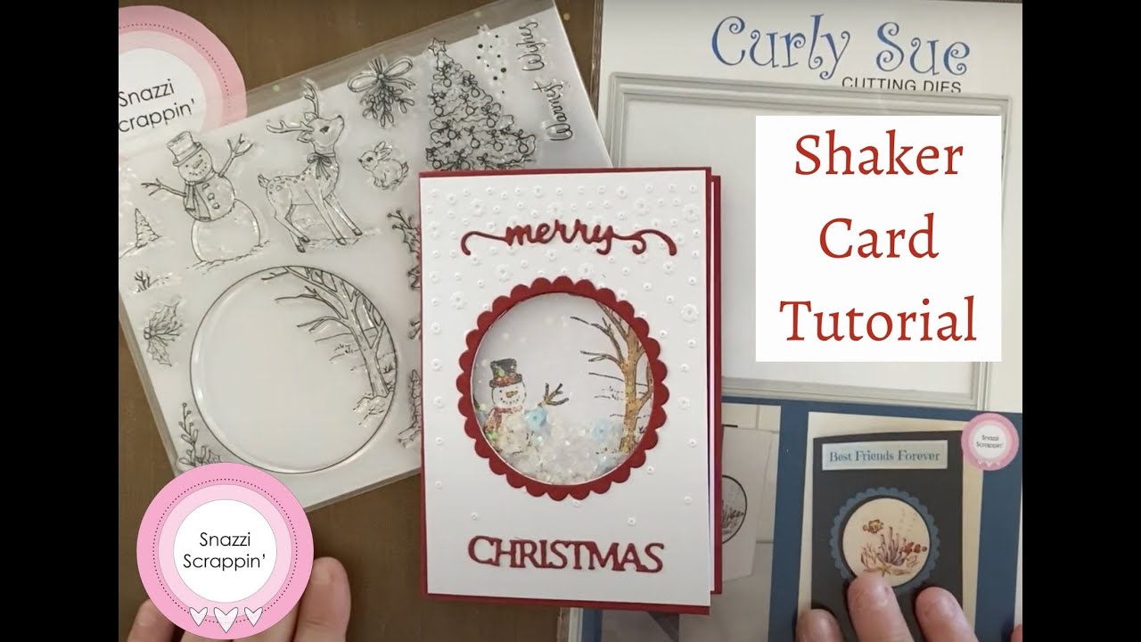 Shaker Card Tutorial Youtube