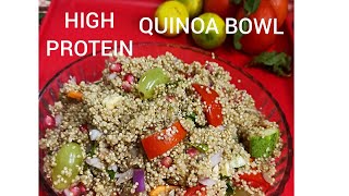 WHOLESOME QUINOA NOURISH BOWL with Asian Dressing | High Protein... Vegetarian and Vegan Meal Ideas
