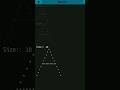 Print Pattern A in c language | c programming | #c #pattern #code  #problem @cursedwizard