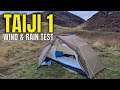 #354 3FUL GEAR TAIJI 1 Tent | Wind & Rain Test Night |