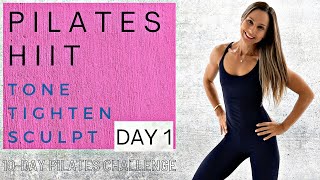 30-Minute PILATES HIIT Workout | 10-Day Pilates Challenge
