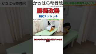 【腰痛改善 ストレッチ】腰の痛みはお尻を緩めよう！プロ整体師が大田区からお伝えする腰痛改善ストレッチ！#shorts