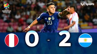 Argentina 2-0 Perú | Preolimpico Sudamericano Sub-23 Venezuela 2024