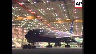 USA: SEATTLE: BOEING AIRCRAFT CORPORATION TO CUT 8,200 US JOBS