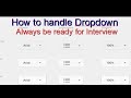 Selenium Web Driver: How to Handle Drop Down