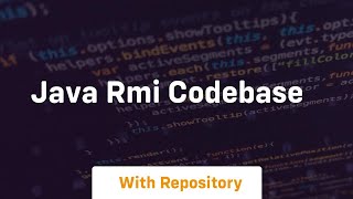 java rmi codebase