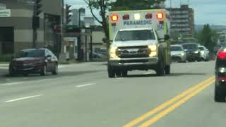 Prototype ambulance Québec responding