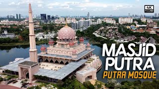 Putra Mosque | Masjid Putra | Masjid Putrajaya, Malaysia (4k video)