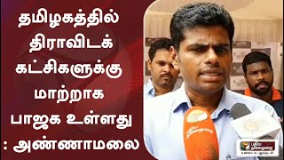 தமிழகத்தில் திராவிடக்கட்சிகளுக்கு மாற்றாக பாஜக உள்ளது: அண்ணாமலை | BJP