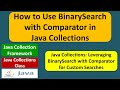 How to Use BinarySearch with Comparator in Java Collections | Java Collection Framework