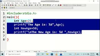 STRUCTURED PROGRAMMING, VARIABLES 2