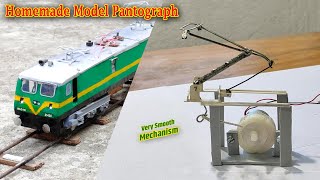 How To Make Automatic Pantograph | Very Smooth Mechanism For Model Train