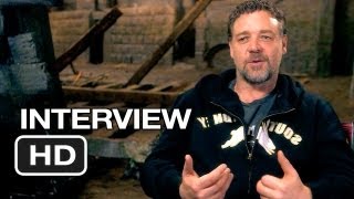 Les Misérables Interview - Russell Crowe (2012) Hugh Jackman Movie HD