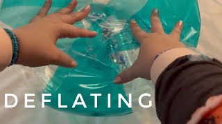 [ASMR] Requested | Deflating a Beach Ball (With lots of Air Sounds)💨🌬