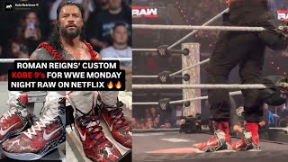 Roman Reigns Nike Kobe 9 Elite Sneaker WWE Raw Netflix Debut #romanreigns #rawonnetflix