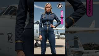 Pretty blonde Air Force ladies Vol.5 VIDEO SLIDESHOW #shorts #airforce