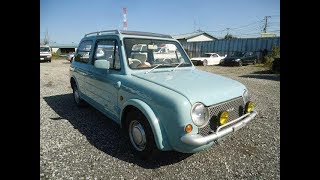 NISSAN  PAO CANVAS TOP! 5MT! GRADE 4! 18078T