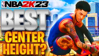 WHAT IS THE BEST HEIGHT FOR CENTERS IN NBA 2K23? (Park + Rec/Pro-Am)