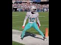 TYREEK HILL RECEIVING  TOUCHDOWN  AND BACKFLIP CELEBRATION | MIAMI DOLPHINS