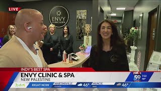 Sherman has more fun at Indy's Best Spa