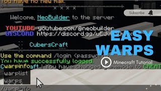 EasyWarps Plugin: Quick and Simple Setup Guide