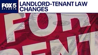 Changes to Georgia landlord-tenant law | FOX 5 News
