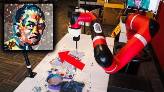AI Powered FRIDA Robot Collaborates With Humans To Create Art