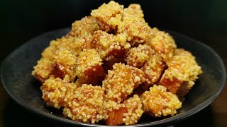 拔丝红薯新做法New method of candied sweet potato