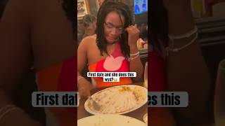 Why she gotta act like this tho? #food #shorts #reaction #funnyshorts