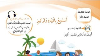 حل اسئلة الدرس الاول الاستماع شاطئ العقبة العربية لغتي الصف الثاني الفصل الثاني المنهاج الجديد