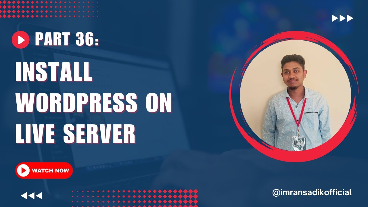 WordPress Bangla Tutorial For Beginners | 36. Install WordPress On Live ...