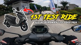 [4K] 1ST POV TEST RIDE BURGMAN 125 SUZUKI 2024 MALAYSIA