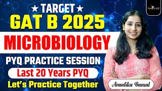 GAT B Microbiology PYQ Questions Practice II Microbiology Question Practice  I GAT B 2025