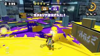 スプラトゥーン チャージャー 2015-12-25#01 ガチエリア キンメダイ美術館 Win A-19 4k2d