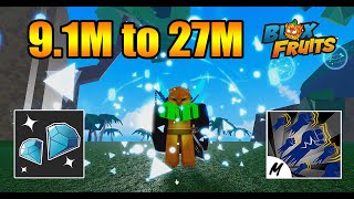 How Much Bounty Can I Get With Diamond Fruit 9.1M To 27M [ Minato ] - Blox Fruit