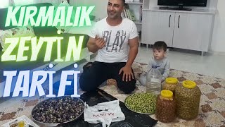 KIRMALIK ZEYTİN NASIL YAPILIR? ÇİZMELİK ZEYTİN NASIL YAPILIR?