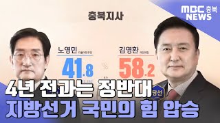 '뒤바뀐 판세' 국민의힘 압승, 보수 교육감 승리ㅣMBC충북NEWS