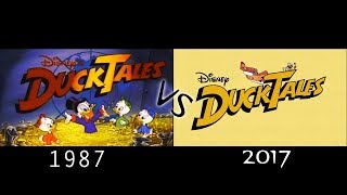 DuckTales Intro 1987 vs 2017 (Sound + Video Comparison) HD