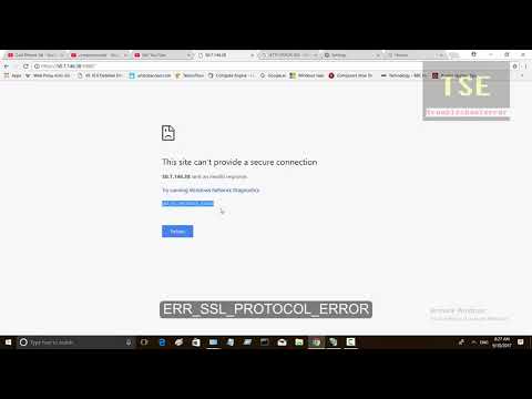 Как исправить Этот сайт не может обеспечить безопасное соединение ERR_SSL_PROTOCOL_ERROR