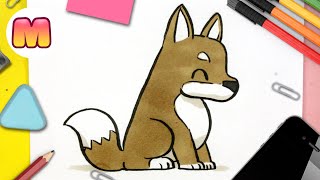 COMO DIBUJAR UN PERRO KAWAII - Dibujos faciles kawaii - Aprende a dibujar animales con Jape