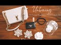 UNBOXING YSL SUNSET HANDBAG AND PRADA WRISTLET CARD HOLDER | KARINA STYLE DIARIES