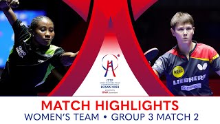 Esther Oribamise (NGR) vs Nina Mittelham (GER) | WT G3 - Match 2 | #ITTFWorlds2024